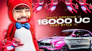 $16,000 UC KART STYLE CRATE OPENING - PUBG MOBILE - FM RADIO GAMING screenshot 2