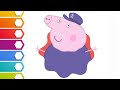 😍daddy🐖pig drawing l easy peppa pig🐷dad drawing for kids l easy drawing l drawing pig l kids drawing