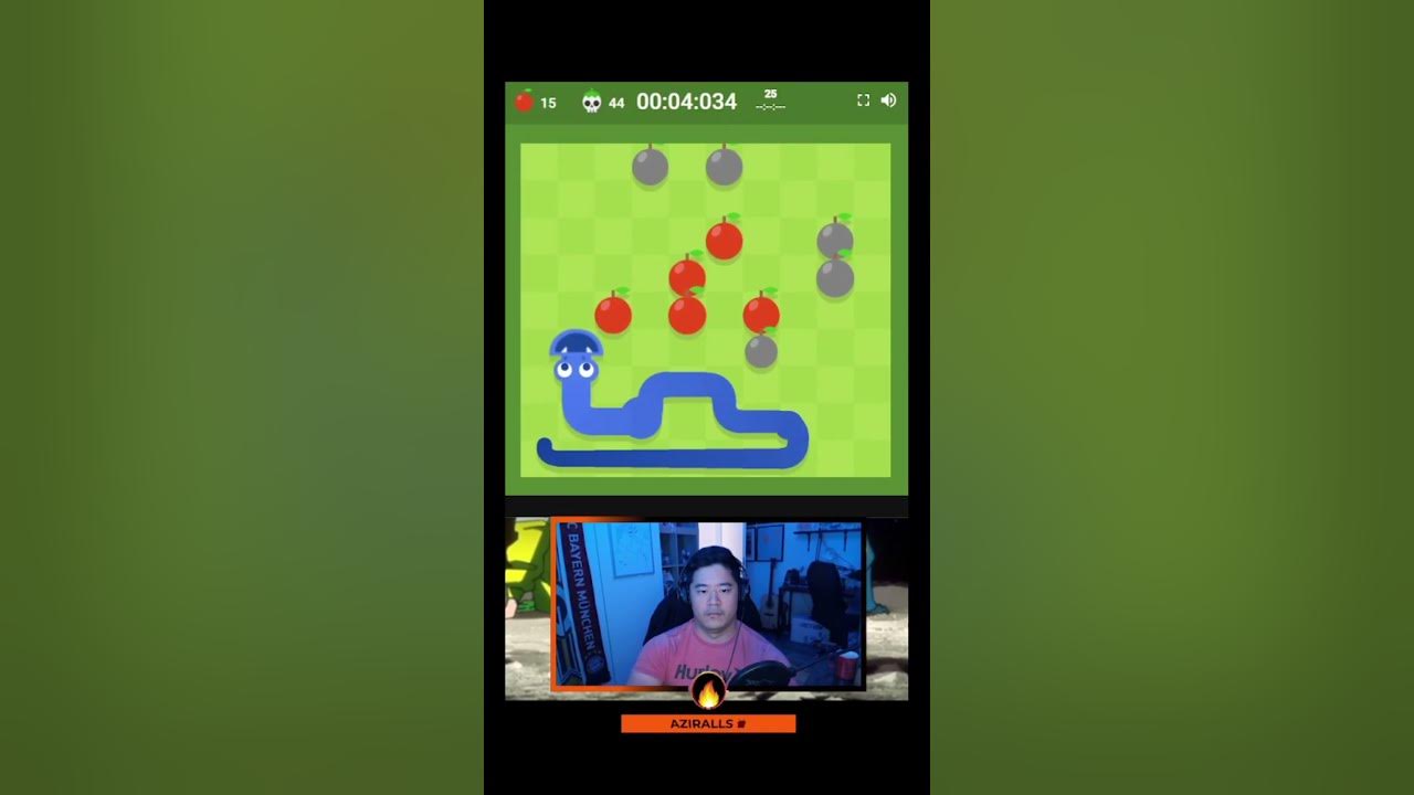 Snake World Record Small Map 5 Apples 25 Apples in 5.880 seconds (WORLD RECORD) Google Snake - 5 Apples