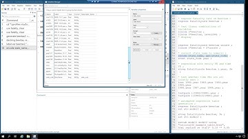 Stata 23   Panel data   Encode string variable to be used in panel data regression