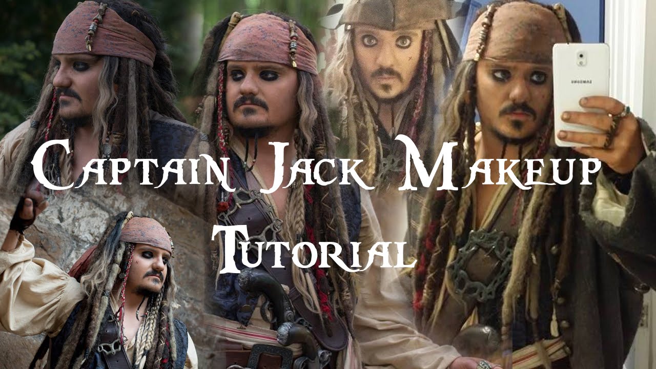 Jack Sparrow Costume Makeup Tutorial YouTube