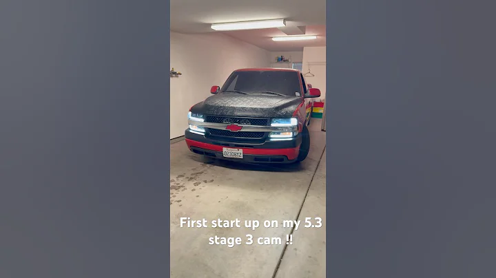 First start up on 5.3 stage 3 cam Silverado #stage3camshaft #silverado #chevytrucks