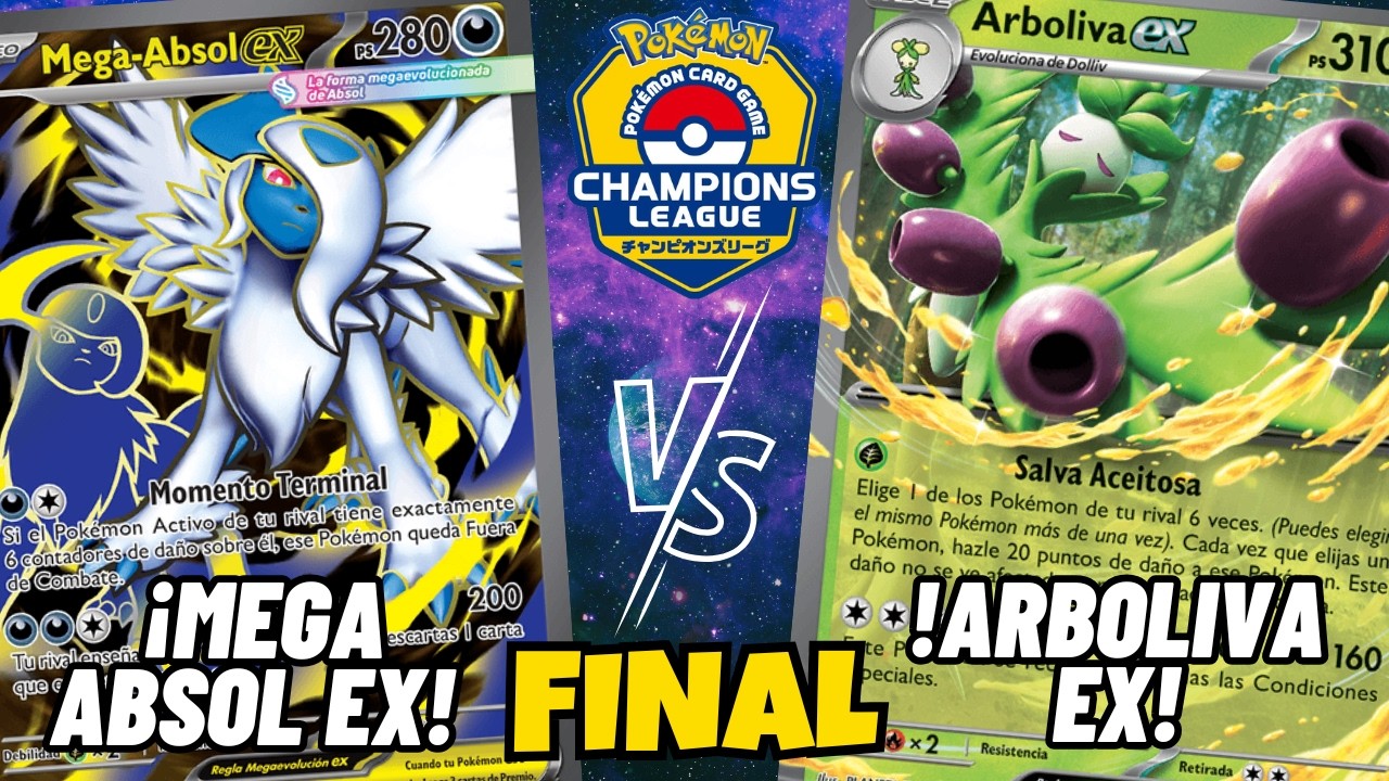 🔥 ¡ARBOLIVA EX VS MEGA ABSOL EX / FINAL DEL PRIMER GRAN TORNEO POST ROTACIÓN! 🔥 [ POKEMON TCG ]
