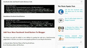 Add The Brand New Facebook Send Button To Your Blog