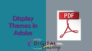 Display Themes in Adobe Acrobat DC
