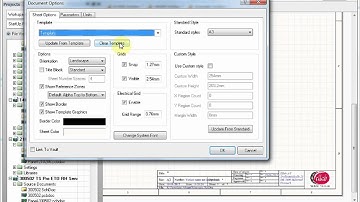 Updating schematic template in Altium Designer