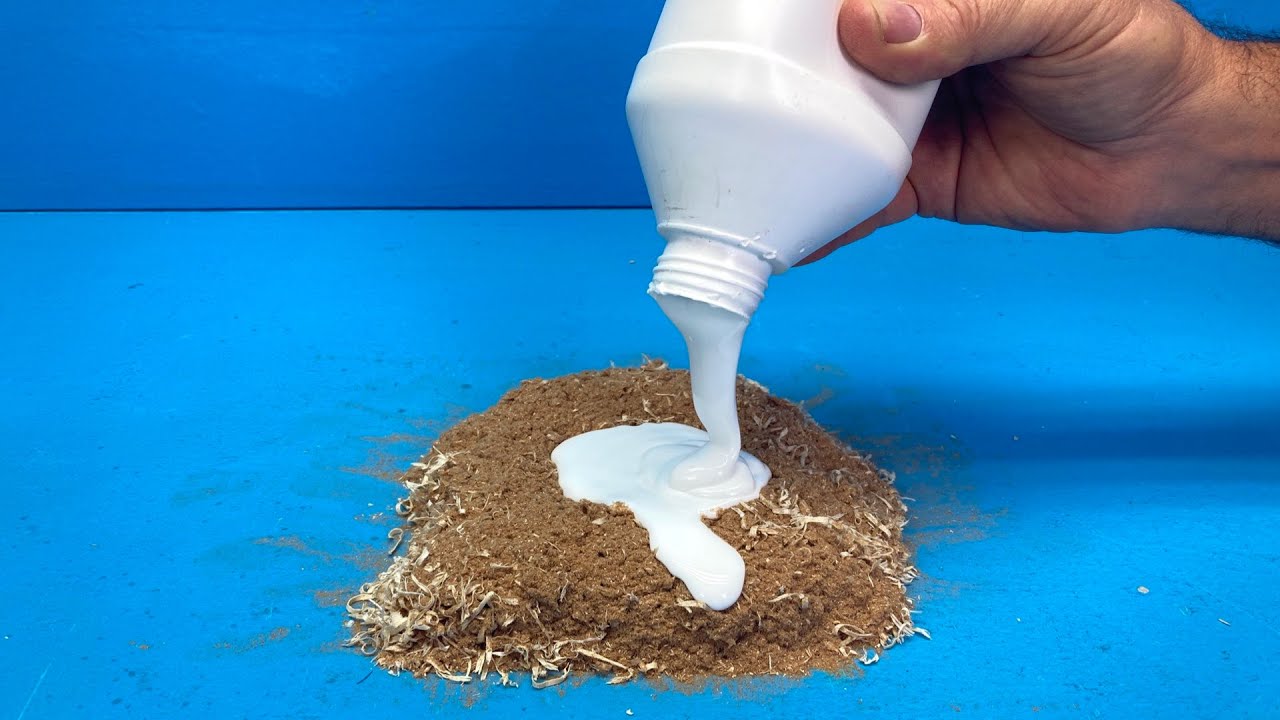 Put Glue Into Sawdust And You Will Be Amazed With Result!