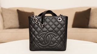 Timeless Chanel PST Petite shopping Tote bag Beige Leather ref.270206 -  Joli Closet