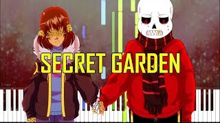 Secret Garden - Flowerfell AU song by EmpathP [Synthesia Piano Tutorial] chords