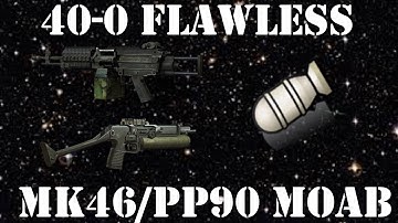MW3: 40-0 Flawless MK46/PP90 Overkill MOAB on Dome! | Buzzer Beater Shot (5th Grade)