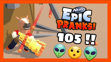 NERF Epic PRANKS ! || LEVEL 105 🎮 (iOS, Android gameplay)