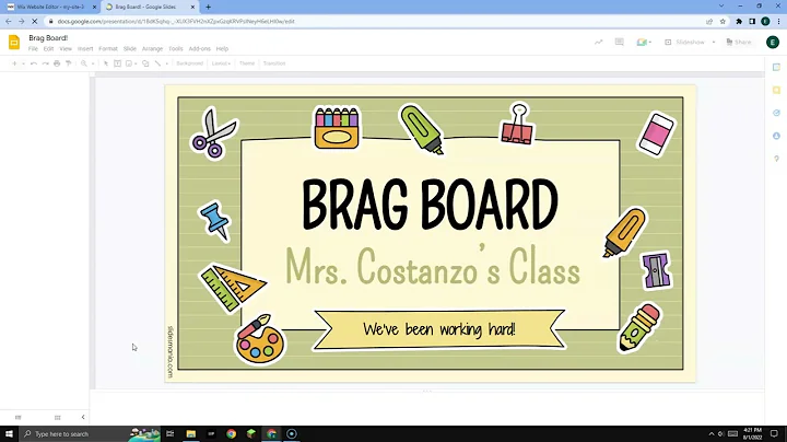 Brag Board Demo