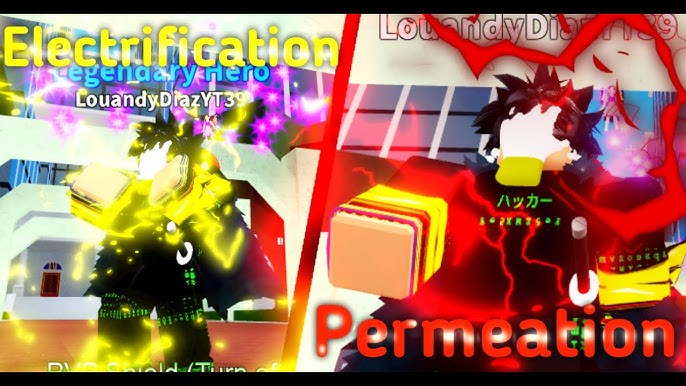 Permeation Showcase// (New added quirk on my hero mania) 