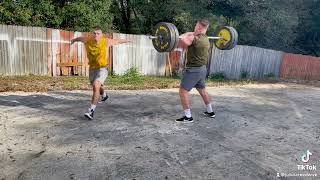 Backyard workout fun with 315 (Julius & Brutus Creed Brothers Bros NXT WWE)