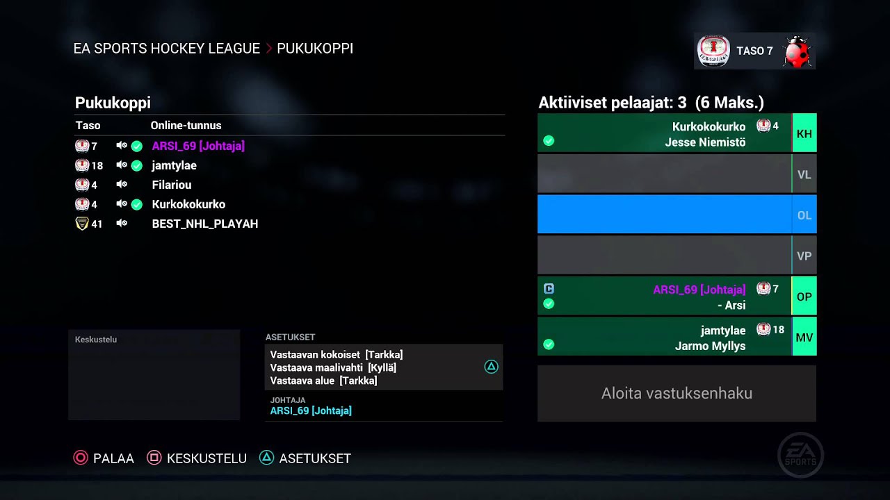 Nhl 16 EASHL 6vs6 Gameplay LIVE
