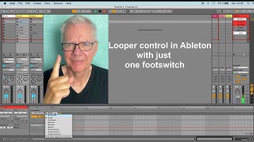 Thorsten Plath (Guitar Loop Tutorial) Looper control in Ableton with just one footswitch