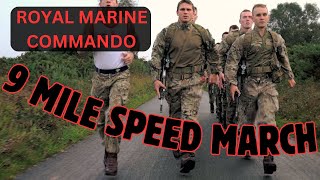 Royal Marines Commando Test: 9 Mile Speed March