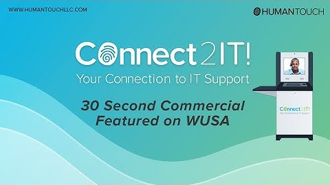 Connect2IT! Kiosk Commercial Featured on WUSA