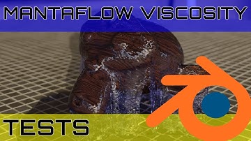 Mantaflow Viscosity Tests - Blender