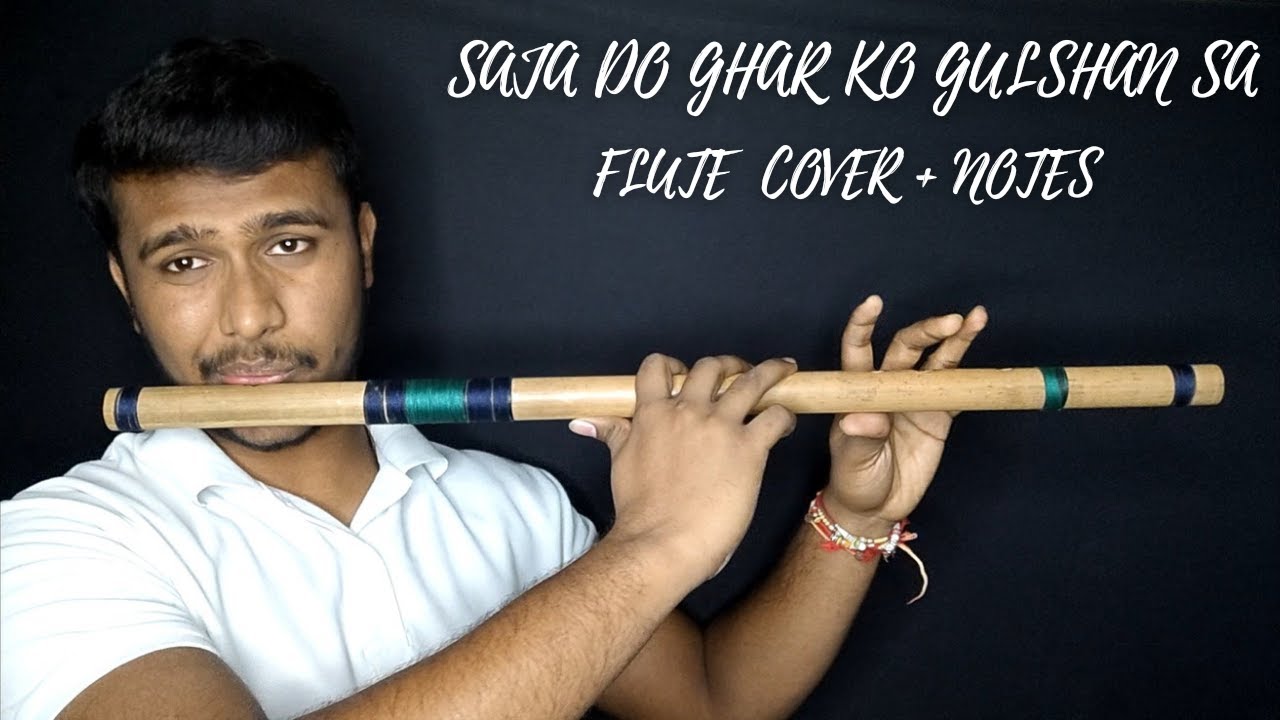 Saja Do Ghar Ko Gulshan Sa Flute Cover  Notes  Bhajan  Flute Tutorial  Khwahish Music