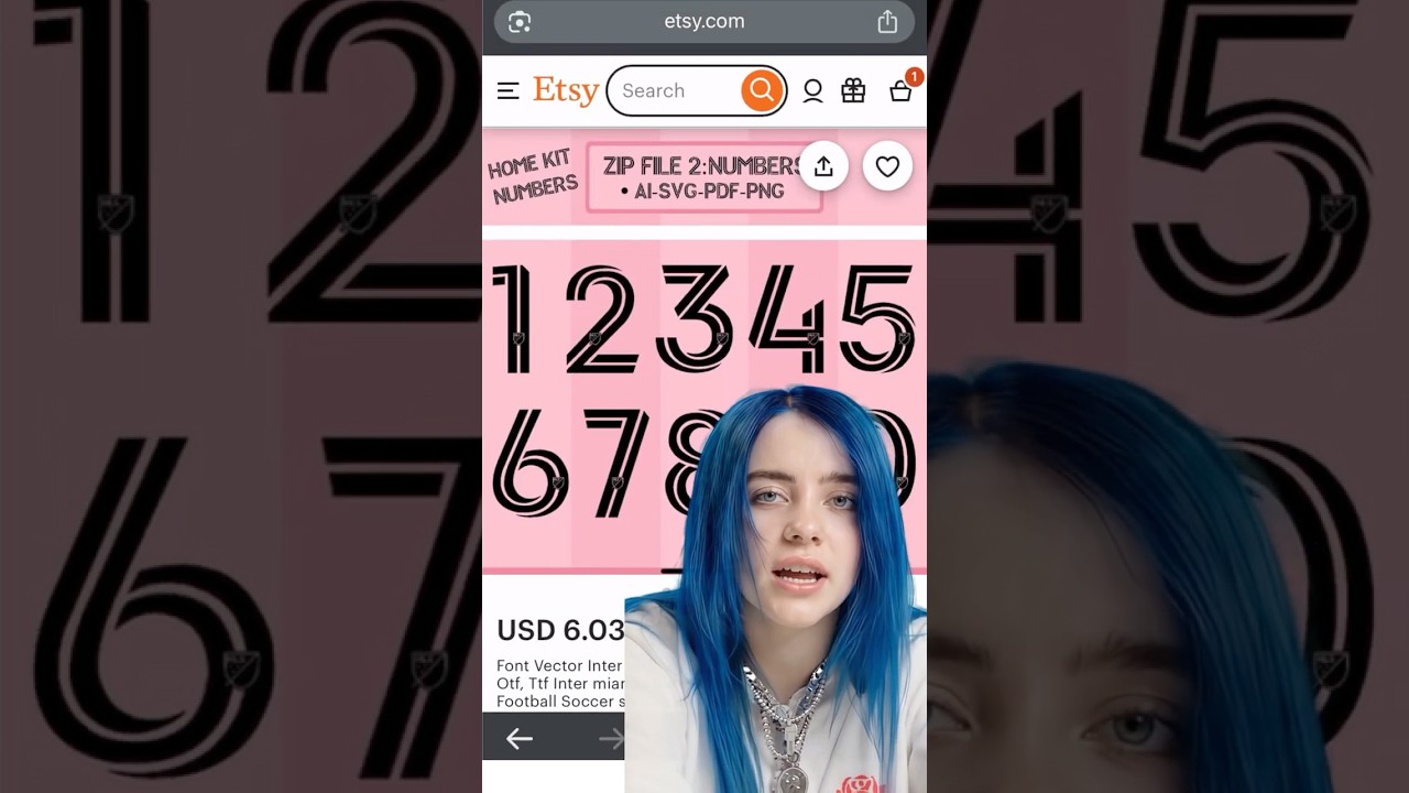 Billie Eilish Recommends This Inter Miami Font! Perfect for Messi Fans! 