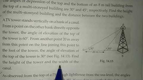 MBSE Class 10: Heights & Distances 4 (Q6&10) | English and Mizo