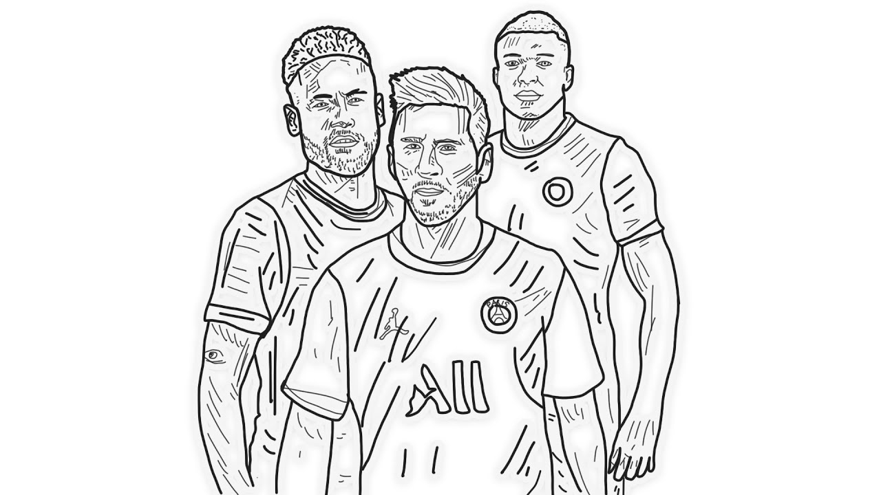 Neymar And Messi Drawings Neymar And Messi Drawings