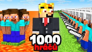 Udělal jsem 1000 HRÁČŮ soutěž v Minecraftu