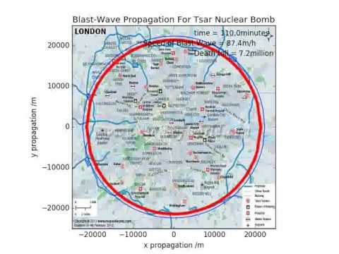 Bombing London with the Tsar Bomb