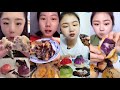 MOCHI EGG YOLK PASTRY(薯麻蛋黄酥) &amp; &#39;DIRTY&#39; LAVA PASTRY(脏脏酥)||*Subtitled* ASMR Dessert Mukbang 디저트 먹방 吃播