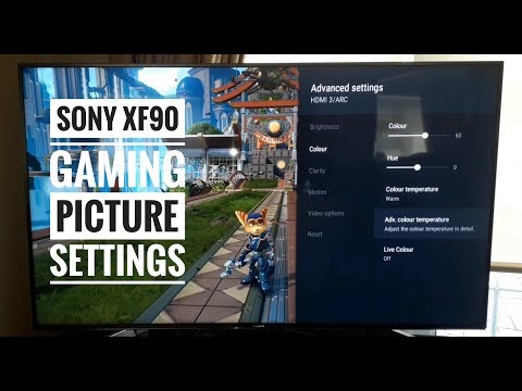 Sony XF90 / XF9005 | Game Mode Picture Settings Guide HDR & SDR For PS4 Pro, Xbox One X & Switch!