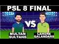 Multan Sultans vs Lahore Qalandars | PSL 8 Final | Rap battle