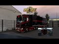 Euro truck simulator 2  dtg transport nieuwe bedrijfs kleuren promods  addons  brutal weather