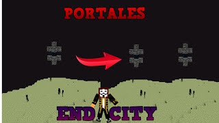 COMO CREAR PORTALES a la CIUDAD del END (END CITY) Minecraft 1.16.1/1.15.2