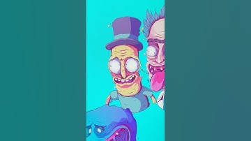 Rick & Morty Artwork in Adobe Illustrator ✨✍️ Mr. Poopybutthole #illustration #digitalart #vectorart