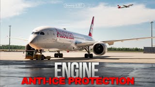 Control of the engine anti-ice system on Boeing B787