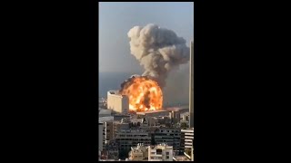 Лучшие моменты взрыва в Бейруте! The best moments of the explosion in Beirut