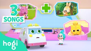 new hogis hospital play series boo boo hospital playkids fun playhogi pinkfong