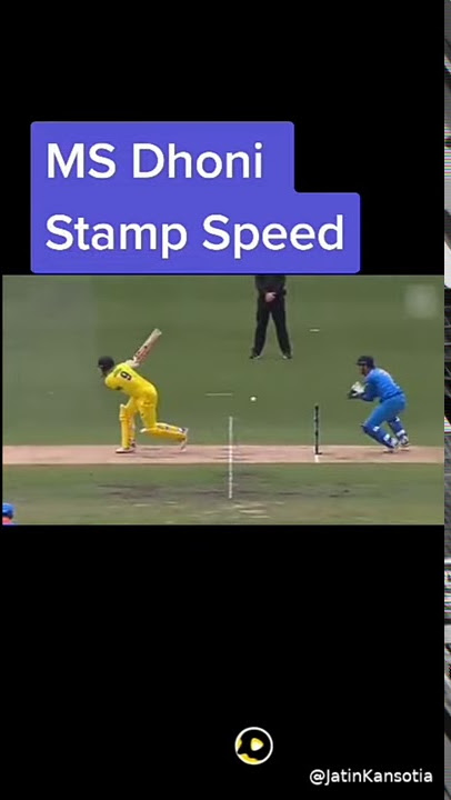 Mahendra Singh Dhoni stumping speed 8.9 Tu so much Mahendra Singh Dhoni wicket keeper world record
