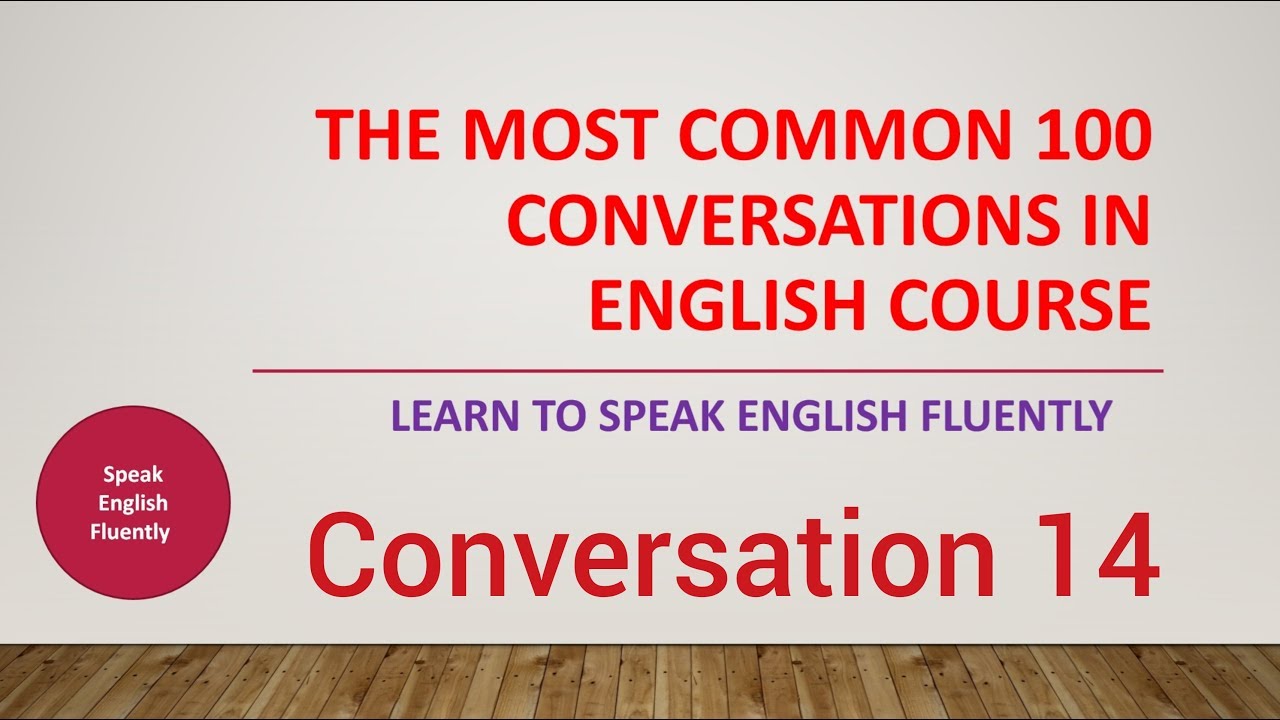 english conversation 14