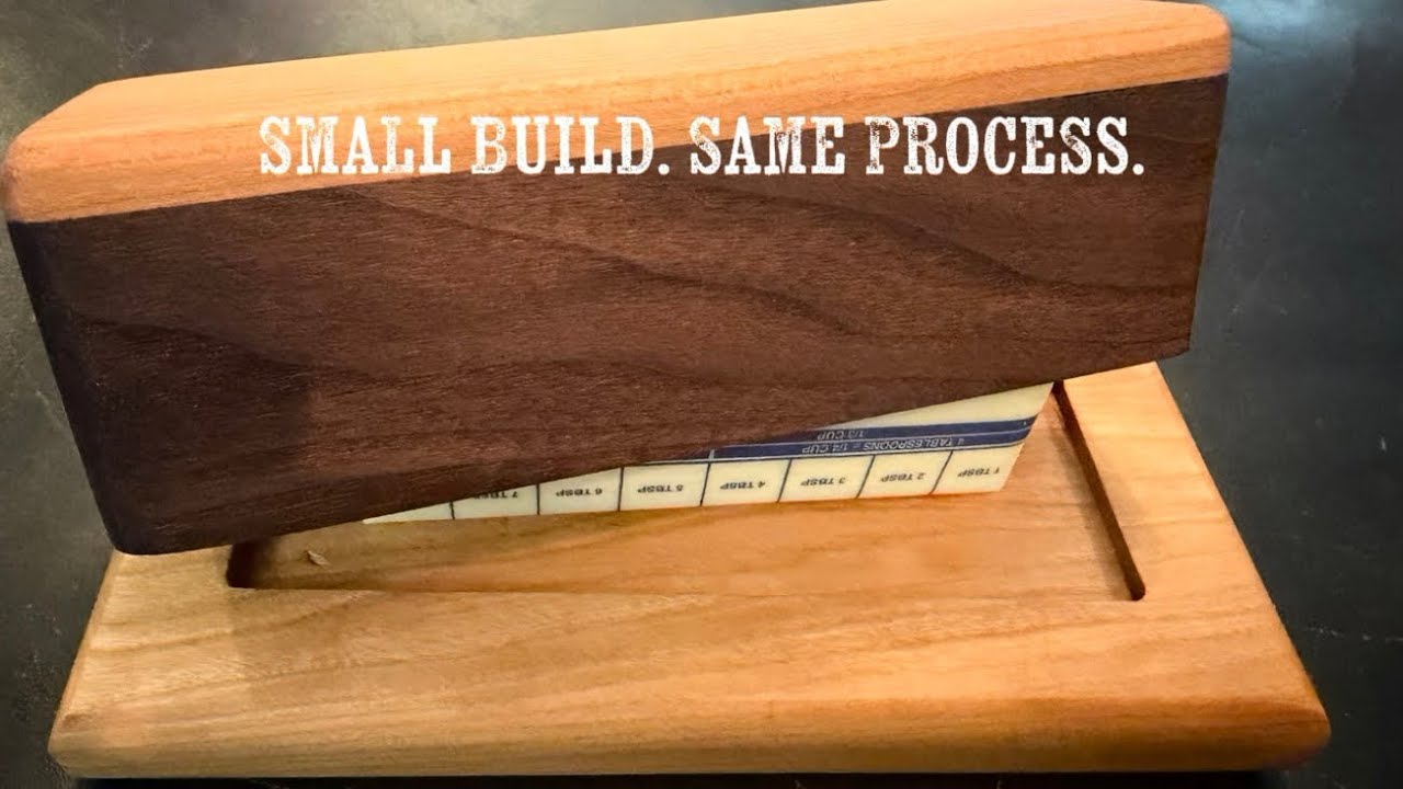 Simple Project. Same Process. | Walnut & Cherry Butter Dish