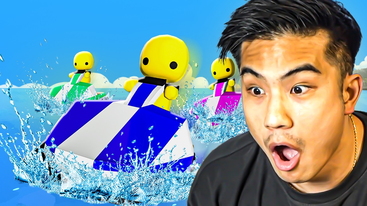 I raced against all my members in Wobbly Life.. who is the FASTEST!? Member Madness Compilation #2