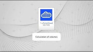 How to calculate volumes with Aplitop Tcp PointCloud Editor software