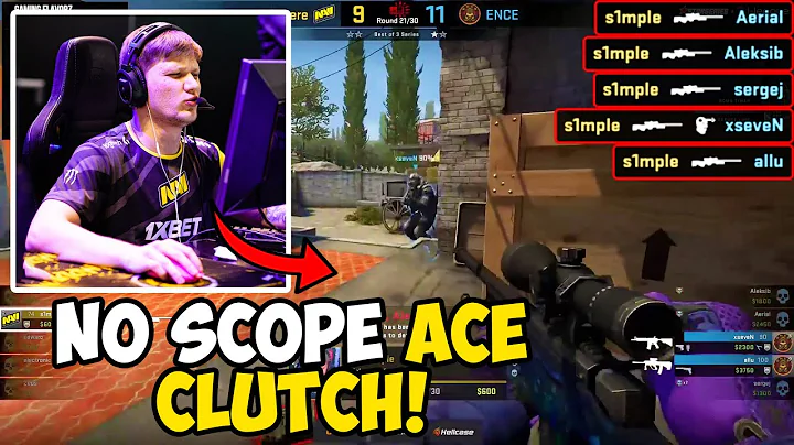 10 MINUTES of S1MPLE'S SATISFYING AWP SKILLS