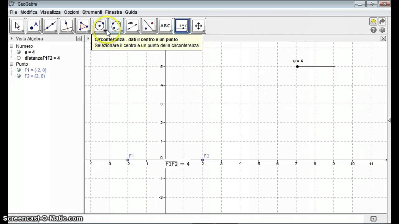 Ellisse Con Geogebra