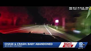 1-year-old injured, left behind by his own father after police chase ends in crash