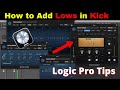 How to add lows in kick  mixing low end  logic pro tutorial  free music production  akash hadala