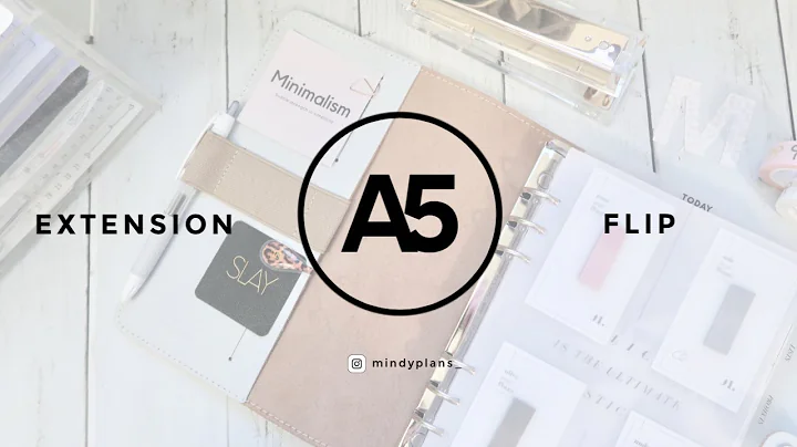 A5 Extension planner flip | Filofax Original