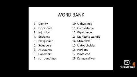 KPS K - STD III - SST - Ch - 8 : Dignity of Labour (Video 2)