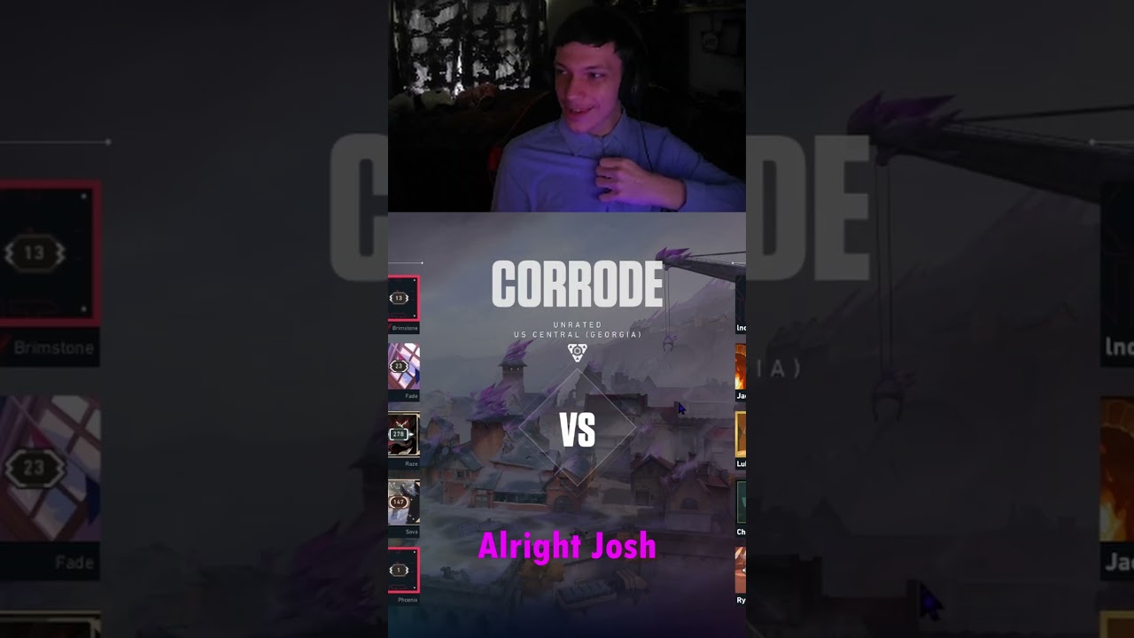 Joshy playing valorant for the first time